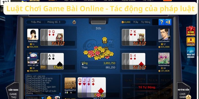 Luật Chơi Game Bài Online - Tác động của pháp luật